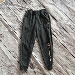 Champion Kids Charcoal Joggers with Logo